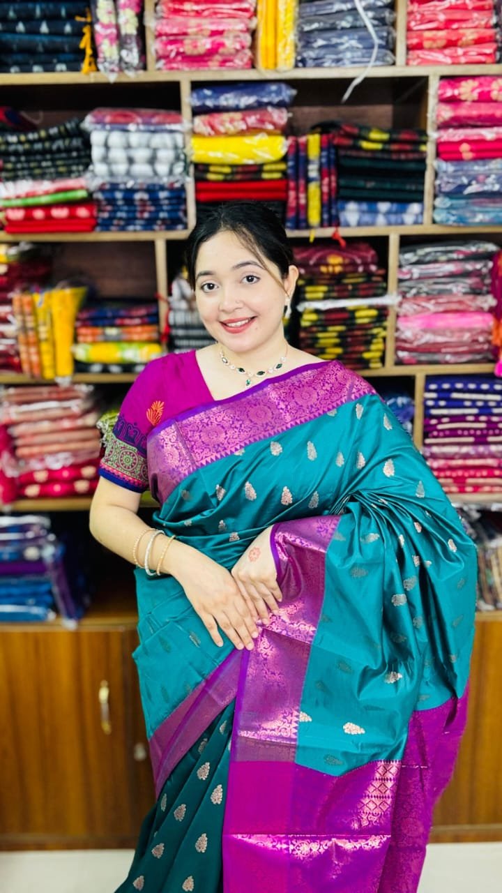 Jori Katan Soft Silk Saree