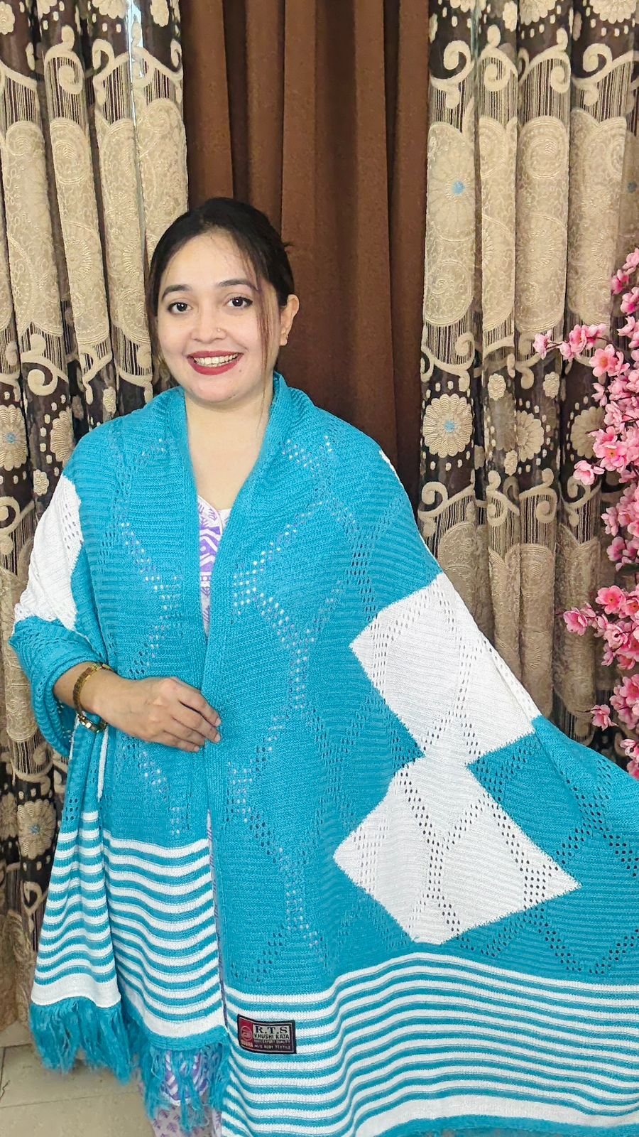 Double Shade Kushikata (Firoja and White)